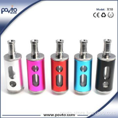 2013 new arrival x10 atomizer with different colors